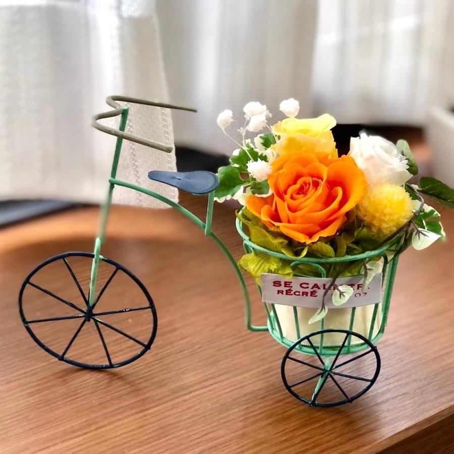 プリザーブドフラワー 自転車アレンジ イエロー 黄 花 ギフト 開店祝 誕生日 歓送迎会 送別 卒業 結婚 お祝い 記念日 プレゼント 母の日 父の日 敬老の日 Pr Ay Apertiofloris 通販 Yahoo ショッピング