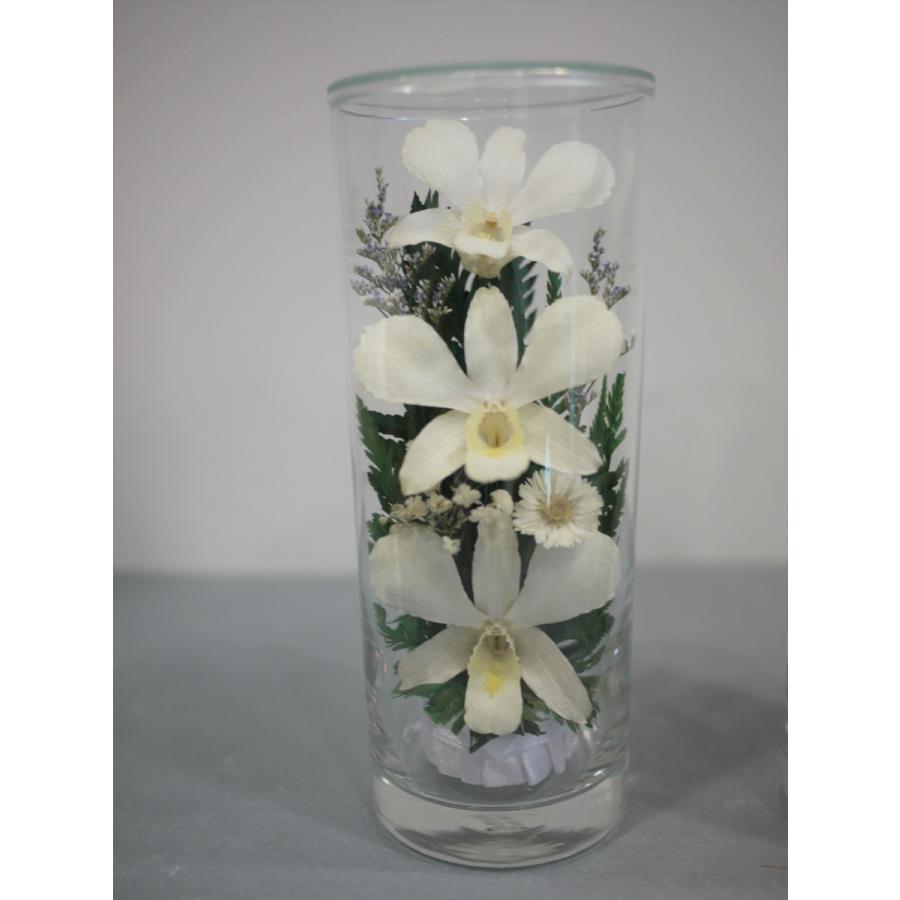 グラスフラワーm 仏花 白 ホワイト ラン 蘭 枯れない花の仏花 Pr Fb013 Apertiofloris 通販 Yahoo ショッピング