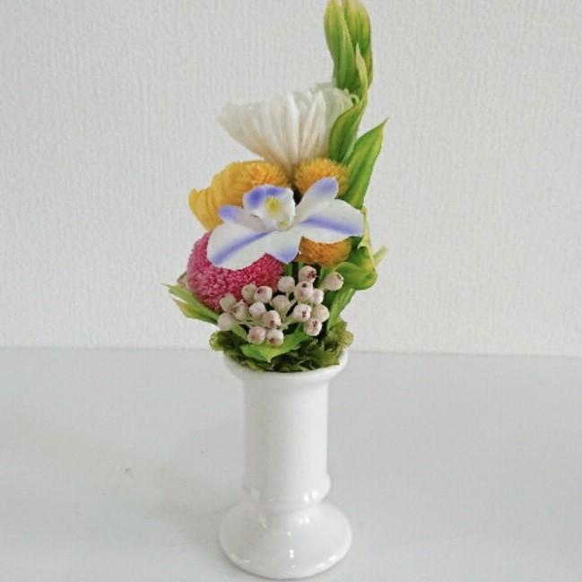 プリザーブドフラワー仏花HICHIRIKI ピンク★花 贈り物 供物 お供え お供え花 お悔やみ 花 法事 四十九日法要 命日 喪中見舞い |  | 03