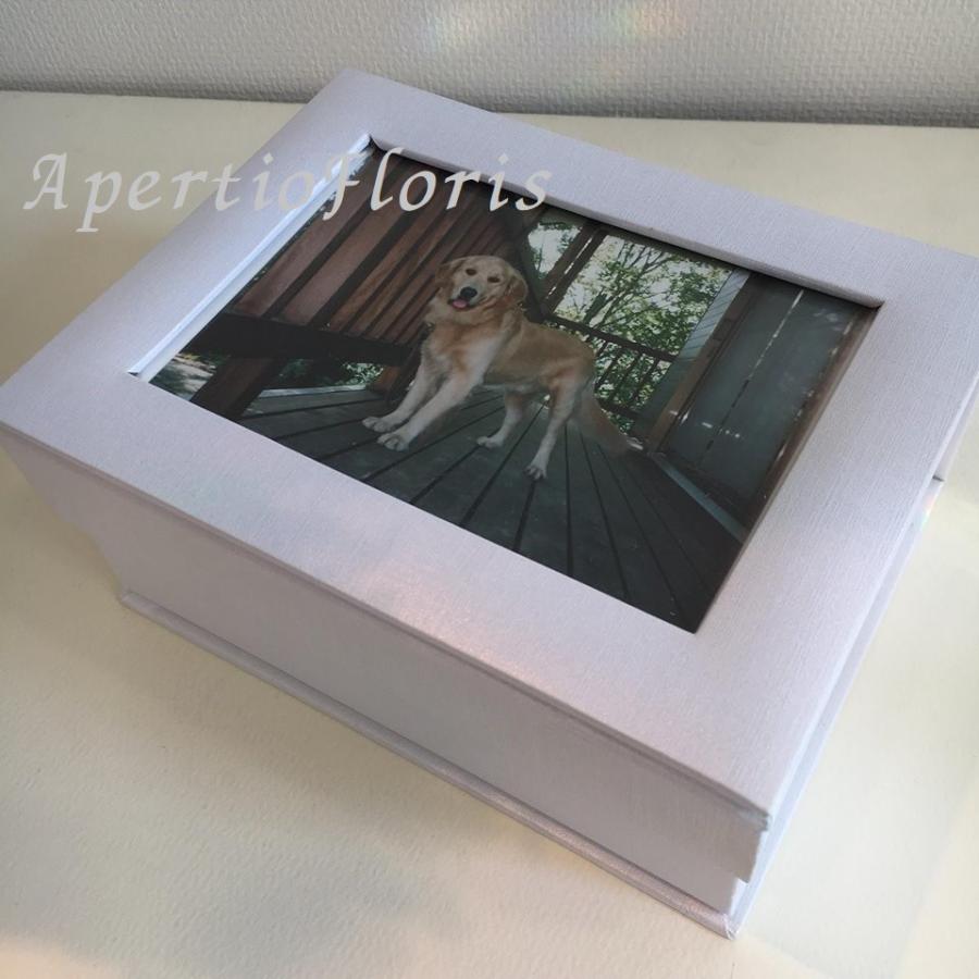 プリザーブドフラワーフォトボックス仏花イエロー★黄色 花 贈り物 供物 お供え お供え花 お悔やみ 花 法事 四十九日法要 命日 喪中見舞い |  | 02