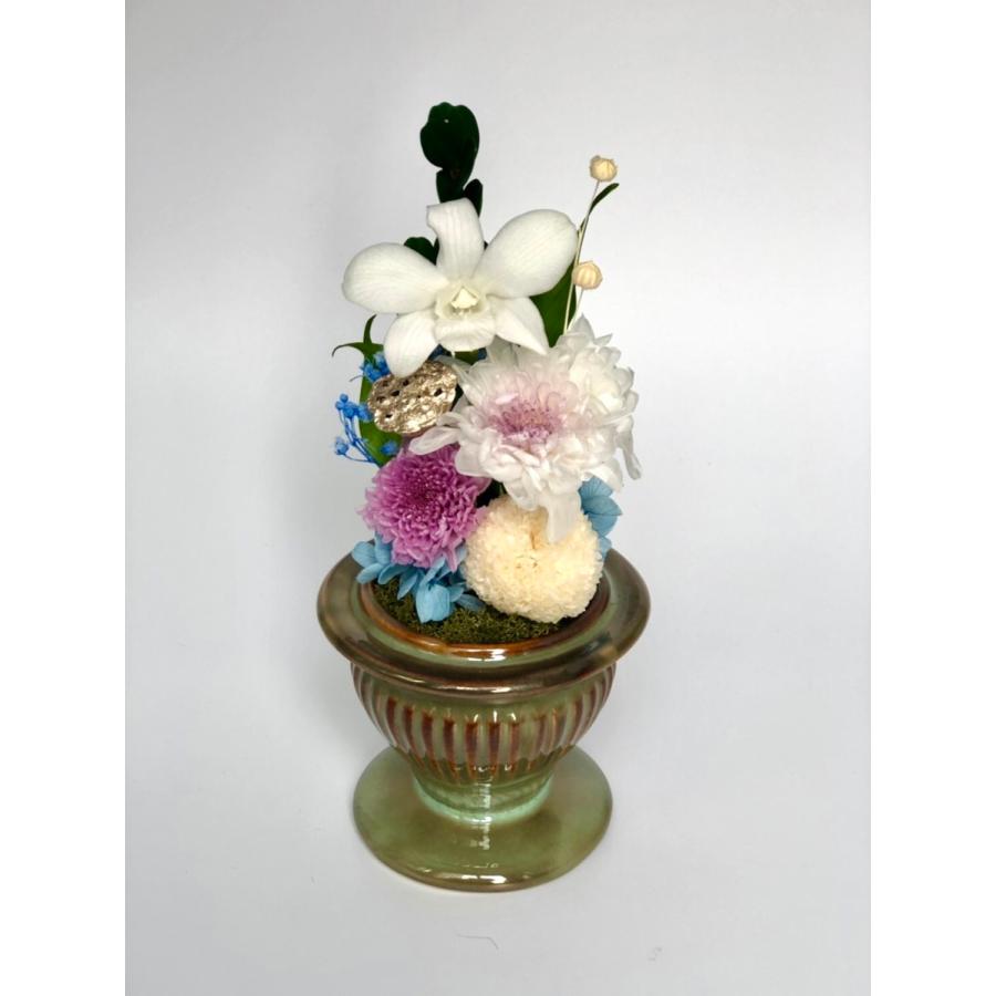 プリザーブドフラワー仏花 コウテン★花 贈り物 供物 お供え お供え花 お悔やみ 花 法事 四十九日法要 命日 喪中見舞い |  | 02