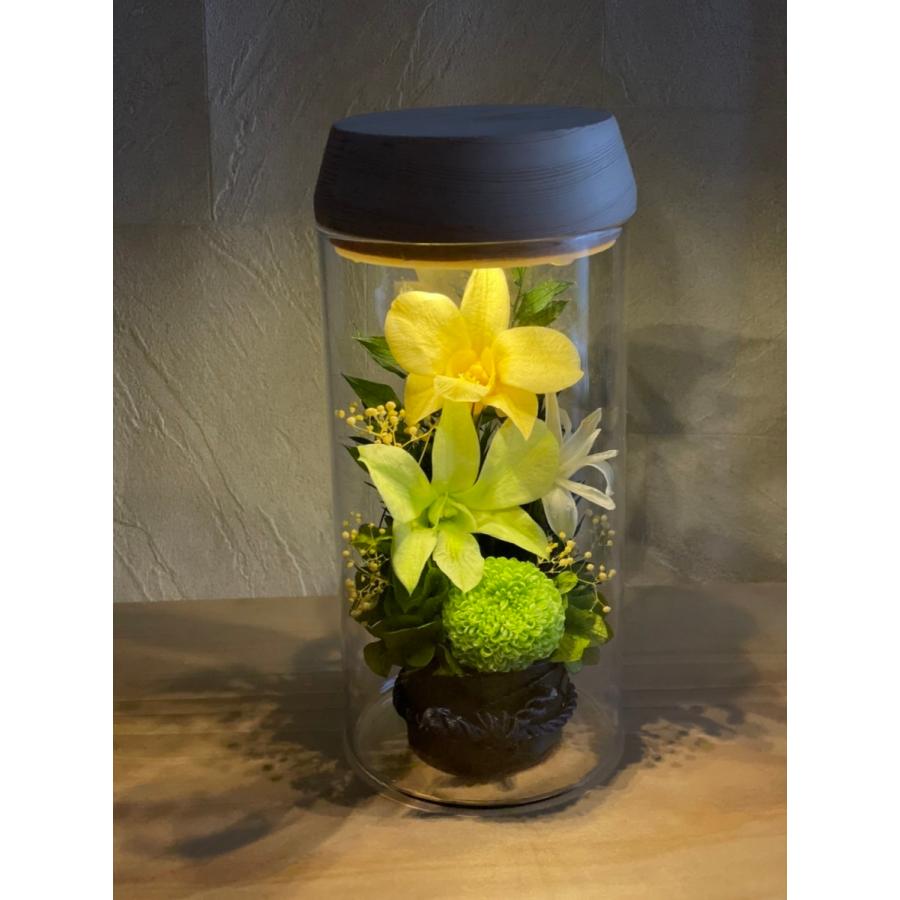 プリザーブドフラワー仏花 花ひかり黄★花 贈り物 供物 お供え お供え花 お悔やみ 花 法事 四十九日法要 命日 喪中見舞い |  | 09