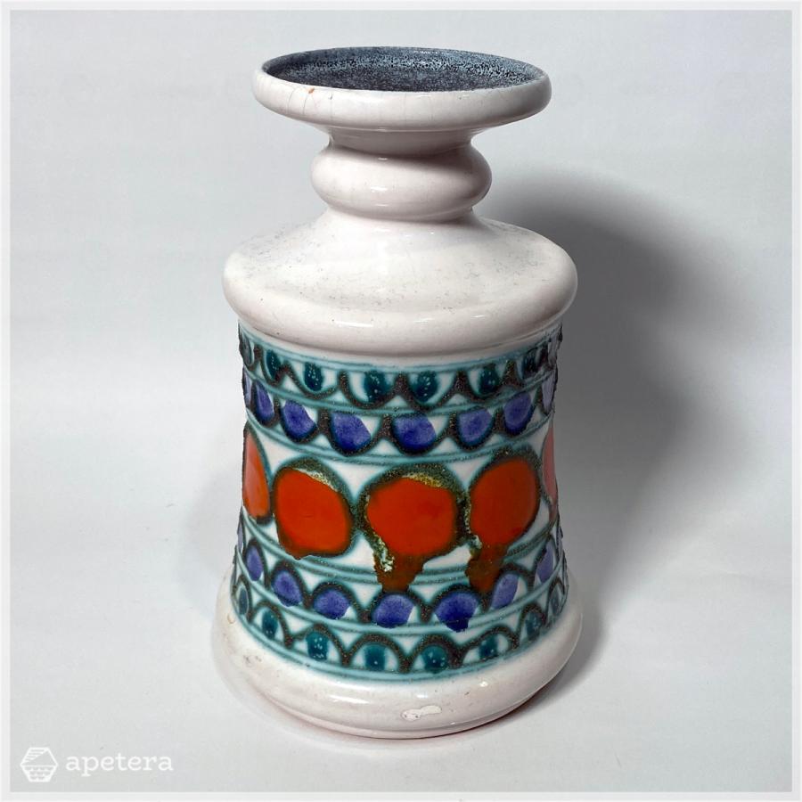 30 割引以上販売 フラワーベース Fatlava 赤い丸 Fat Lava Strehla ヴィンテージ品 ミッドセンチュリー 陶器 セール日本 Www Eventizer Io