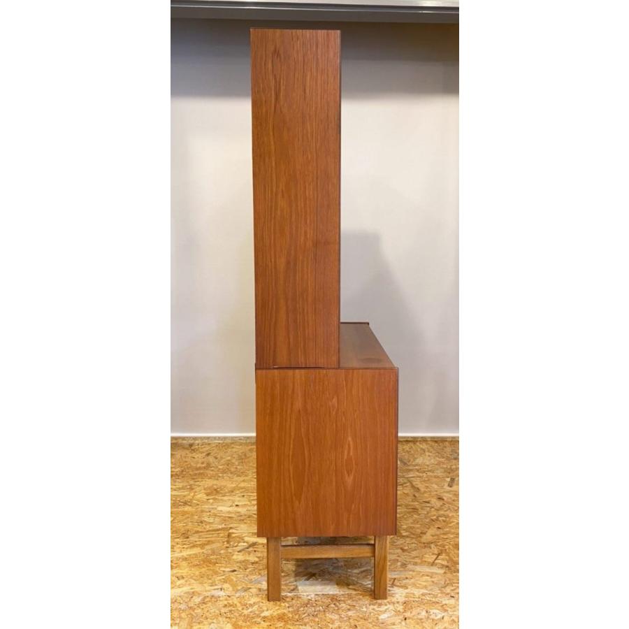 キャビネット　2段セパレート　チーク　ヴィンテージ　北欧家具　デンマーク　リビング　ダイニング　カップボード　本棚 |  | 17