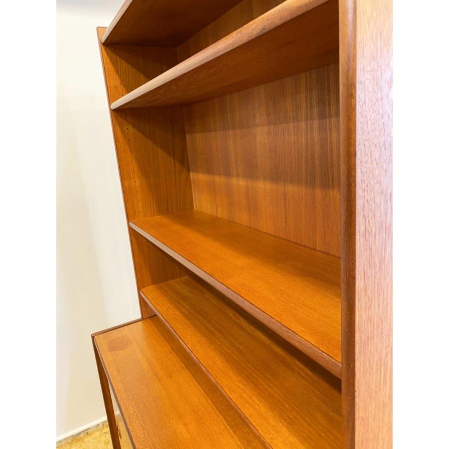 キャビネット　2段セパレート　チーク　ヴィンテージ　北欧家具　デンマーク　リビング　ダイニング　カップボード　本棚 |  | 06