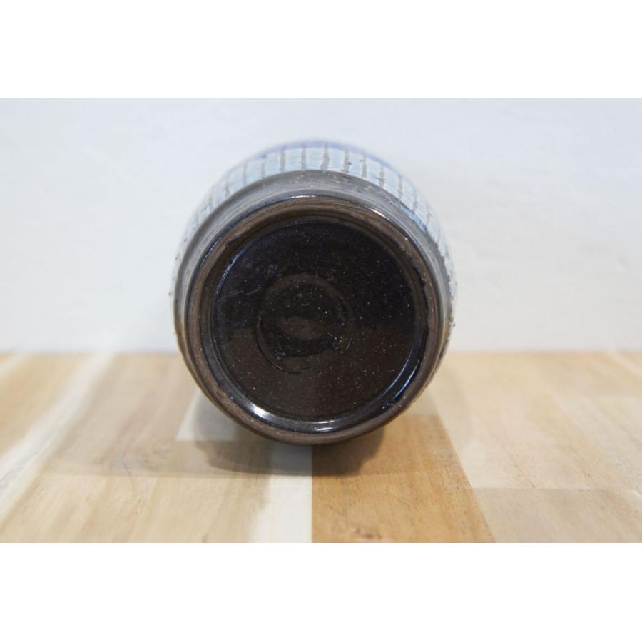 ミッドセンチュリーフラワーベー ス　北欧　スウェーデン　ウプサラエケビー　Uppsala Ekeby　鎬模様　ストライプ |  | 03