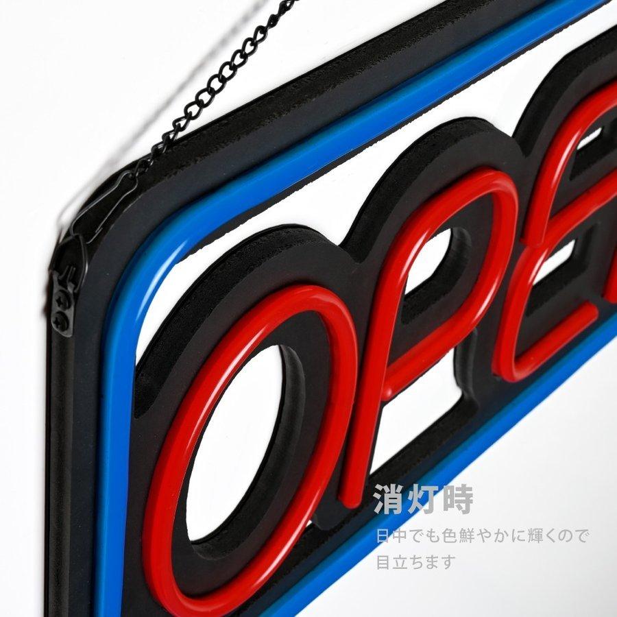 翌日発送]ネオン風 led看板 四角 open オープン ネオンサイン 
