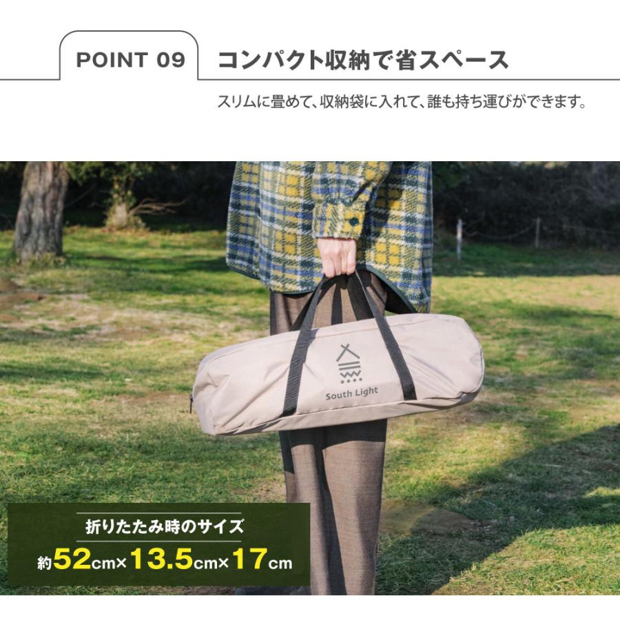 10%OFF コット キャンプ アウトドア ベッド 組立簡単 ハイ/ロー