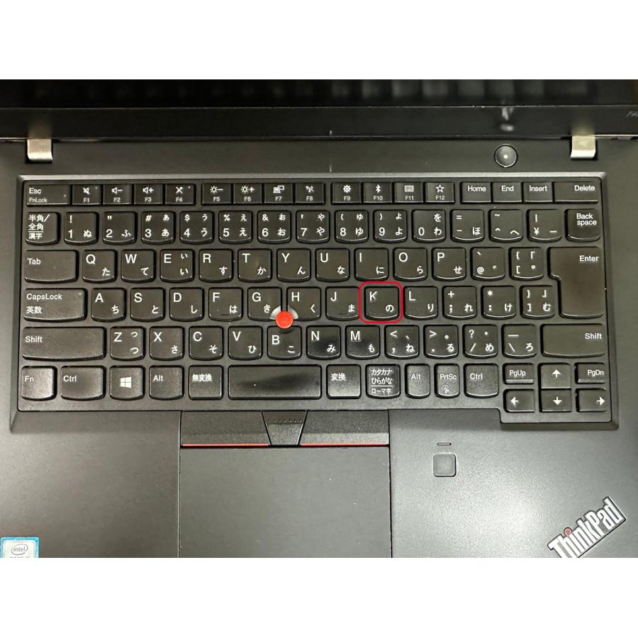 在庫一掃 中古パソコン モバイルパソコン Windows11 Office2021 Lenovo ThinkPad T480S 14インチ 第8世代 Corei5 メモリ16GB NVMe SSD256GB Webカメラ 無線LAN｜apexshop｜02