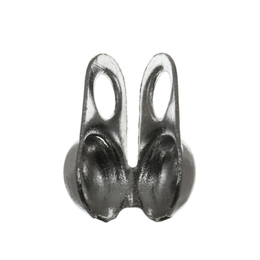 50個］ Vカップ 3.0 mm ［ 銀 シルバー ］ サージカルステンレス