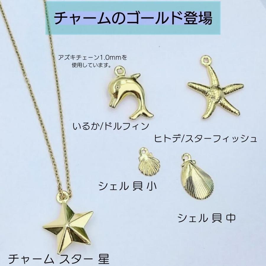 5個］サージカルステンレス チャーム 11 * ヒトデ スターフィッシュ 