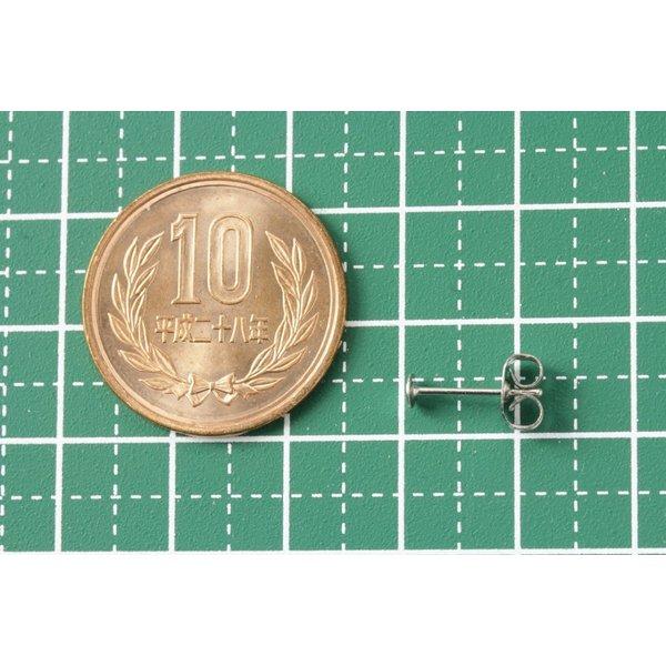 [10個] 316 丸皿4mm ピアス [銀シルバー] キャッチ付き サージカルステンレス P1-01 パーツ 金属アレルギー対応 |  | 04
