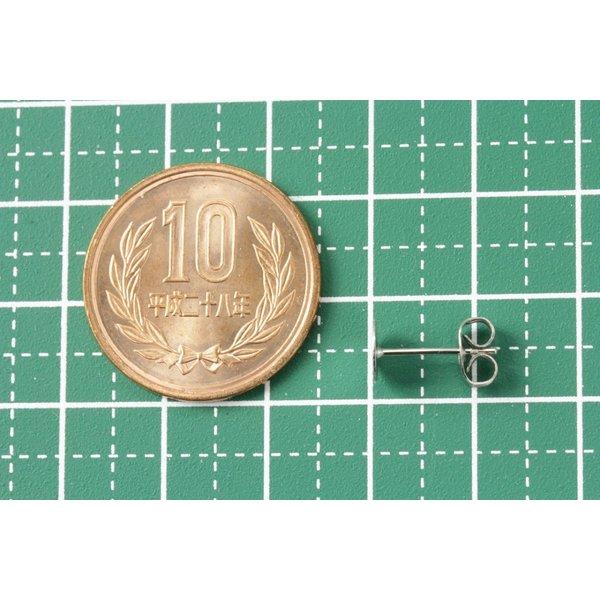 [50個] 316 丸皿6mm ピアス [ 銀 シルバー ] キャッチ付き サージカルステンレス P1-01 パーツ 金属アレルギー対応 |  | 04