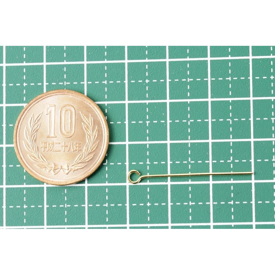 30本] サージカルステンレス 9ピン (0.7 X 30mm) ［ ゴールド 金