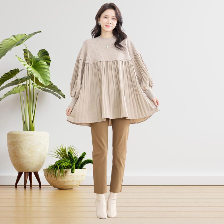 TRUBE 【M~L】【L〜LL】ストレッチストレートパンツ キャメル : 銀座