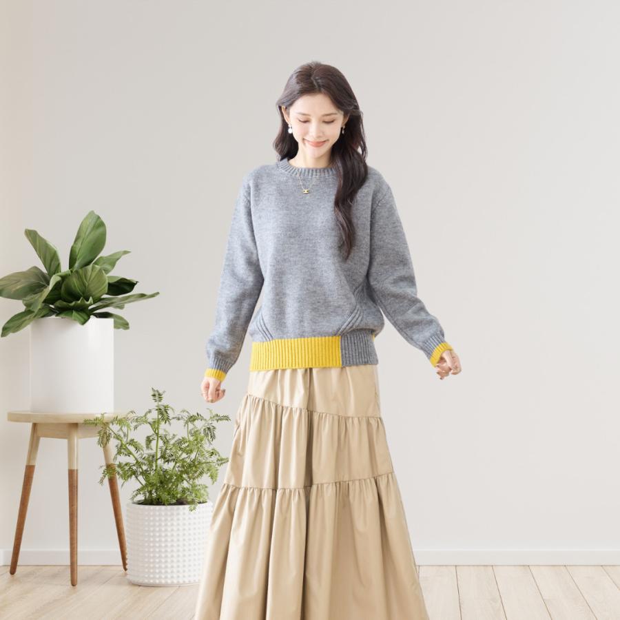 プランクプロジェクト2025春夏　ニットトップ新品 楽天市場】2025春夏新作 クロシェ CLOCHE バイカラー ニット