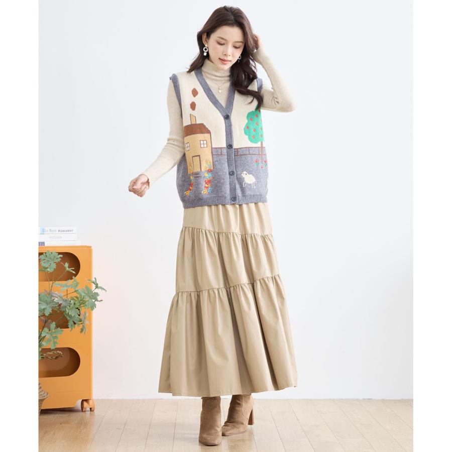 TRUBE TRUBE【2025新作】【M〜L】カントリーライフ刺繍ニット