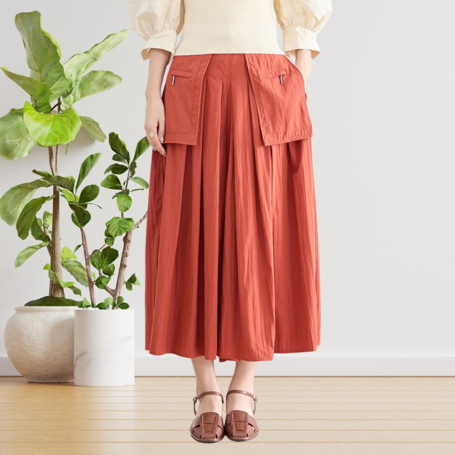 ガウチョ　ブルーノ　そん TRUBE TRUBE【2025新作】【M〜L】タックワイドスカート風