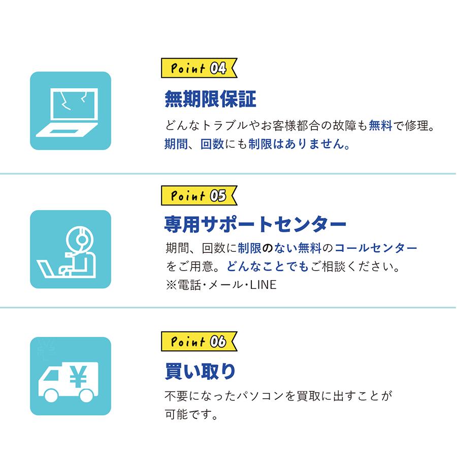 無期限保障＆永久サポート付 RPC R566 NEC 中古ノートパソコン VersaPro VK23TX-R【Core i5-6200U ...