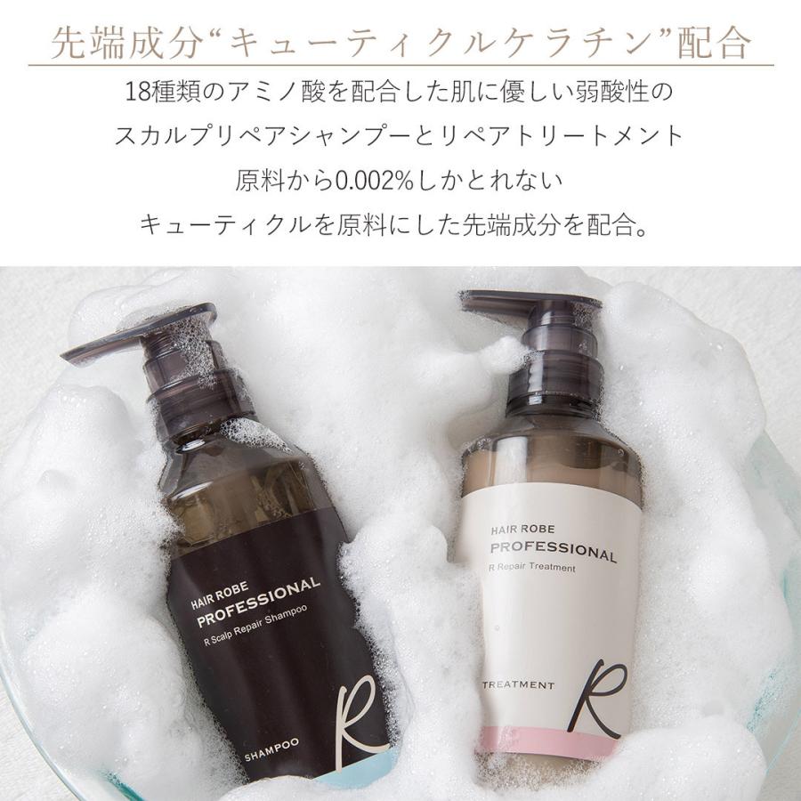 シャンプー ヘアローブ プロフェッショナル R スカルプリペアシャンプー 400ml 坂巻哲也｜apishmono｜03