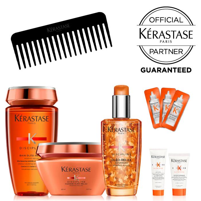 Kérastase Discipline シャンプー トリートメント セット Kerastase Discipline Shampoo & Conditioner Set, 8.5 oz & 6.8
