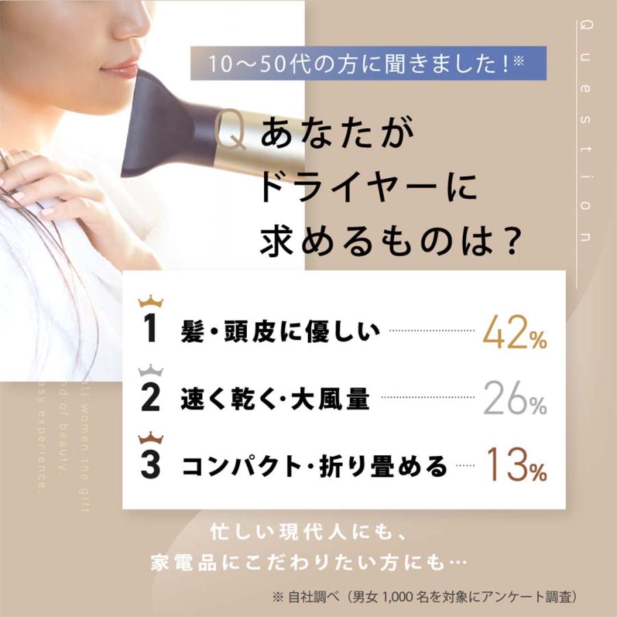 KINUJO Hair Dryer キヌージョ ヘアドライヤー 絹女 速乾 大風量 KINUJO Hair Dryer キヌージョ ヘアドライヤー 絹女 速乾 大風量