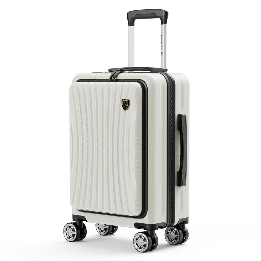 New Trip スーツケース フロントオープン キャリーケース 機内持ち込み ストッパー付き USBポート付き YKKファスナー TSAロック Sサイズ 40L｜apitastore｜13