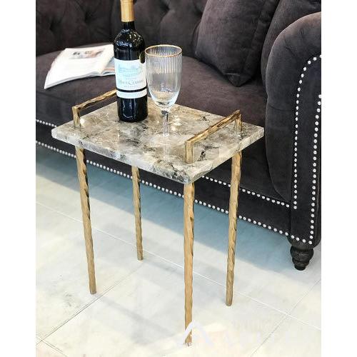 手数料安い サイドテーブル 天然石 メノウ 高級 アイアンゴールド インテリア デザイン コンパクト ヨーロピアン モダン リビング レトロ 大理石 海外 お洒落 残りわずか Habitat Jeunes Normandie Fr