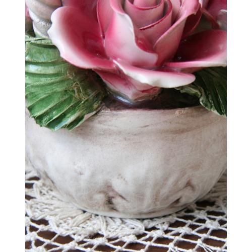 大輪の薔薇の陶花 オブジェ レッドローズ 置物 飾り 陶器 可愛い オシャレ 玄関 リビング イタリア製 ヨーロッパ エレガント インテリア 輸入 315 00 573r 輸入家具の販売 通販 アピタス 通販 Yahoo ショッピング