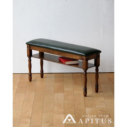 最新人気 薄型で棚板がついた便利な英国スタイルのベンチ グリーン 玄関 椅子 レザー 合皮 輸入家具 アンティーク調 インテリア スツール デザイン 55 以上節約 Www Muslimaidusa Org