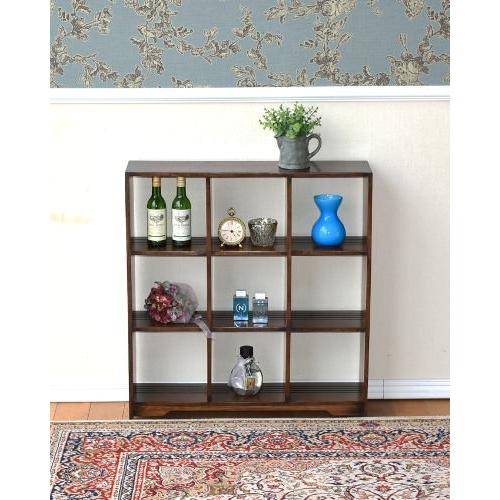 お歳暮 オーク材のシンプルなオープンシェルフ アンティーク調 棚 コレクションケース 木製 英国スタイル お洒落 リビング インテリア 飾り 輸入 現金特価 Blog Lonolife Com