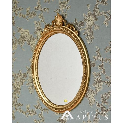 イタリア製 ミラー 壁掛け ウォールミラー ゴールド 鏡 ヨーロピアン