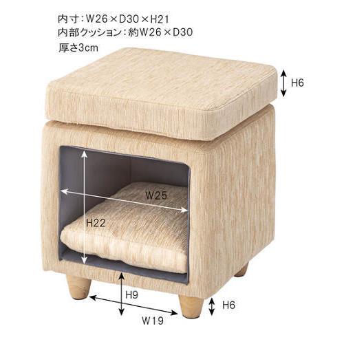 注目のブランド ペット スツール 角型 ハウス グリーン ベッド 犬 ネコ ナチュラル クッション 椅子 可愛い ファブリック 輸入雑貨 リビング 脚付き シンプル Apprisen Com