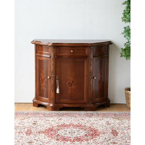 象嵌　サイドボード イタリア製 象嵌 サイドボード チェスト 玄関コンソール