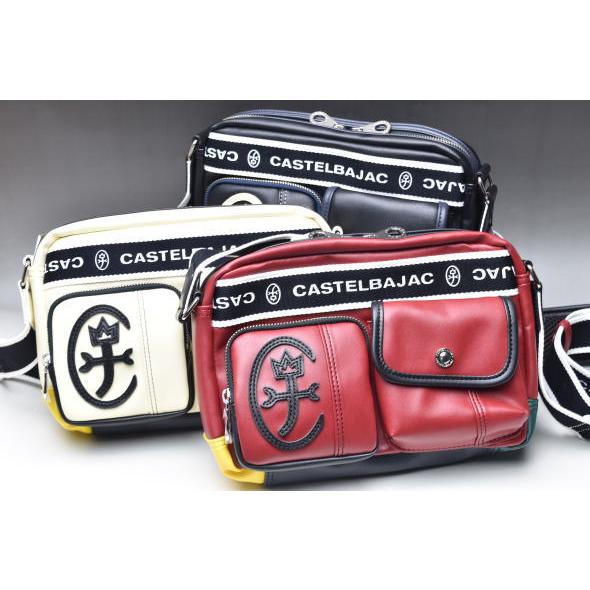 カステルバジャック CASTELBAJAC イケテイ ドミネ ヨコ型ショルダーバッグ CASTELBAJAC（カステルバジャック） イケテイ ドミネ ヨコ型ショルダー