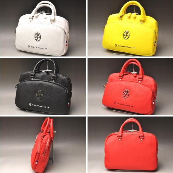 【美品】カステルバジャック ミニブリーフケース ハロゲン ハンドバッグ ロゴ 白 美品】カステルバジャック ミニブリーフケース ハロゲン
