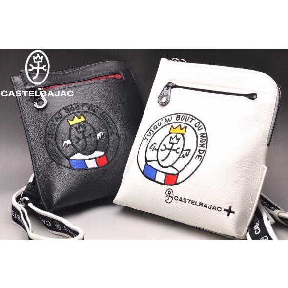 カステルバジャック CASTELBAJAC イケテイ リンク 薄マチショルダーバッグ CASTELBAJAC（カステルバジャック） イケテイ リンク 薄マチショルダー