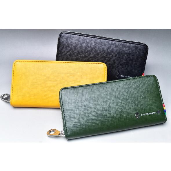 カステルバジャック CASTELBAJAC イケテイ プレス小物 ラウンドファスナー長財布 CASTELBAJAC（カステルバジャック） イケテイ プレス小物 ラウンド