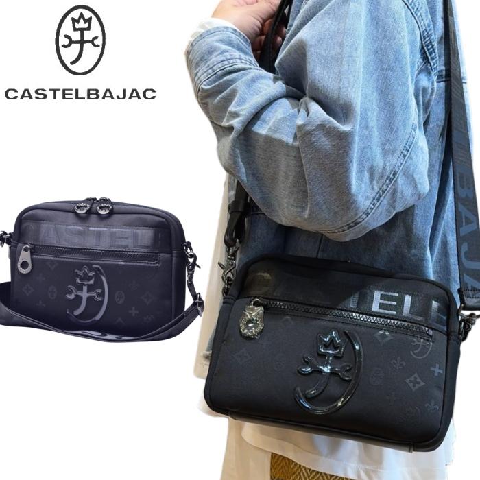 カステルバジャック 060151 WET ウェット ショルダーバッグ 黒 カステルバジャック ウェット ショルダーバッグ CASTELBAJAC WET