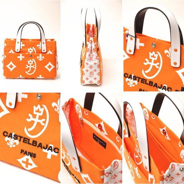 【極美品】CASTELBAJAC アミン2 トートバッグ　帆布 レザー CASTELBAJAC カステルバジャック イケテイ アミン2 ミニトート