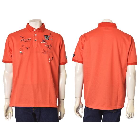 SINACOVA シナコバ　刺繍　ポロシャツ 半袖ポロシャツ 10000570