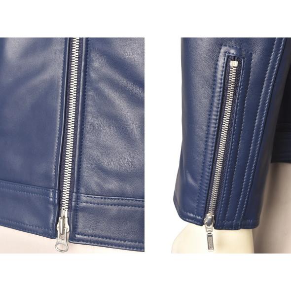 シナコバ SINACOVA 2025秋冬新作 メンズ フーデッドラムレザージャケット 羊革 シープスキン | SINA COVA | 10