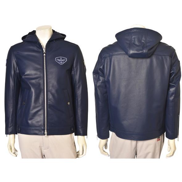 シナコバ SINACOVA 2025秋冬新作 メンズ フーデッドラムレザージャケット 羊革 シープスキン | SINA COVA | 03