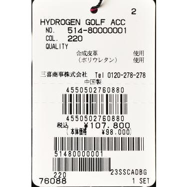 HYDROGEN（ハイドロゲン） 50％OFFセール！ HYDROGEN GOLF 国内正規品