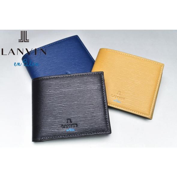 ランバンオンブルー LANVIN en Bleu イケテイ スタンパ小物 二つ折り財布 LANVIN en Bleu ランバンオンブルー イケテイ スタンパ小物 二つ折り