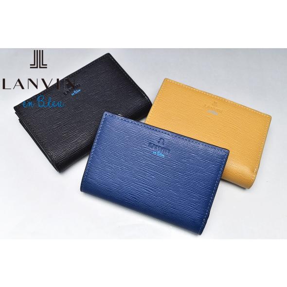 ランバンオンブルー LANVIN en Bleu イケテイ スタンパ小物 セミ長財布 LANVIN en Bleu ランバンオンブルー イケテイ スタンパ小物 セミ長財布