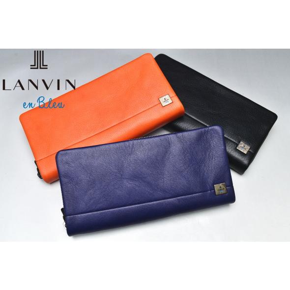 ランバンオンブルー LANVIN en Bleu イケテイ マルセイユ小物 ラウンドファスナー長財布 LANVIN en Bleu ランバンオンブルー イケテイ マルセイユ小物 ラウンド