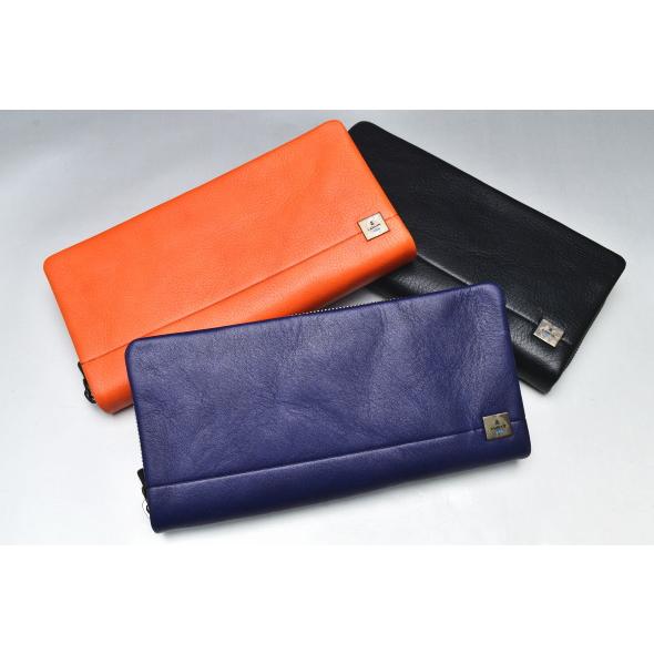 ランバンオンブルー LANVIN en Bleu イケテイ マルセイユ小物 かぶせ長財布 LANVIN en Bleu ランバンオンブルー イケテイ マルセイユ小物 ラウンド