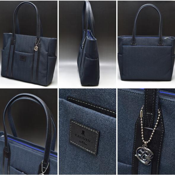 LANVIN en Bleu ランバンオンブルー イケテイ ドロップ B4トートバッグ