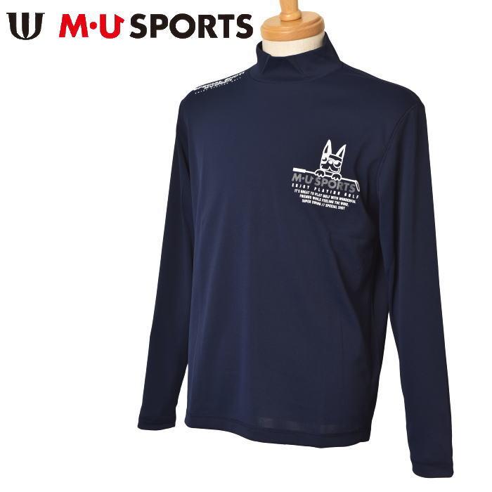 未使用MUスポーツハイネック M・U SPORTS 40％OFFセール！ MUスポーツ ゴルフ 2024秋冬新作 メンズ